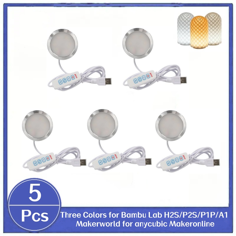 3D Printing Laptop - Kit de 5 lampes LED 001