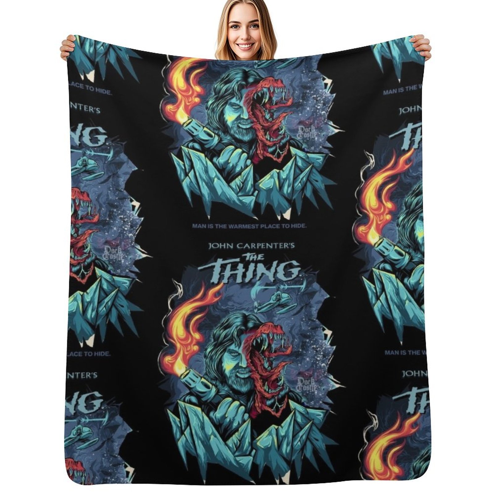 3D Printing Useful Things - The Thing Throw Blanket Couverture pliable