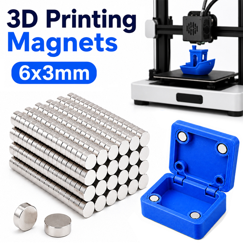 3D Printing Laptop - Kit d'outils d'impression 3D, aimant rond