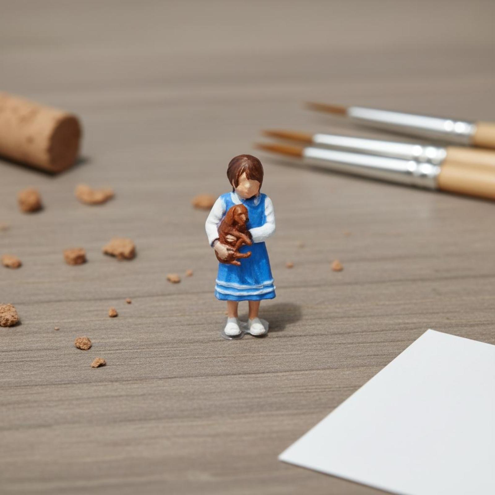3D Printing Figure - Figurine de scène de parc imprimée