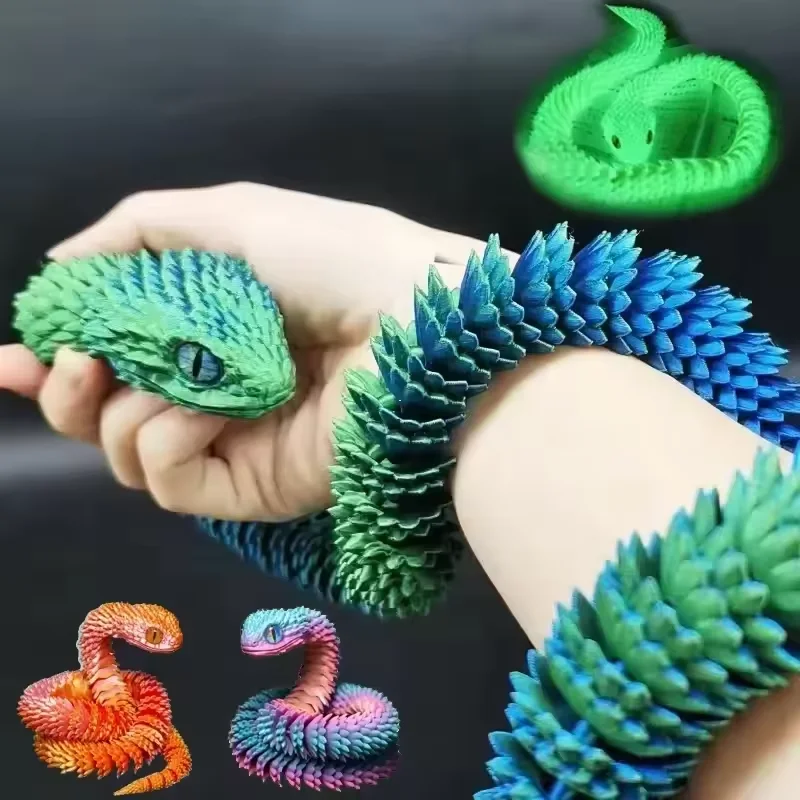 3D Printing Figure - Serpent imprimé en 3D, jouet à