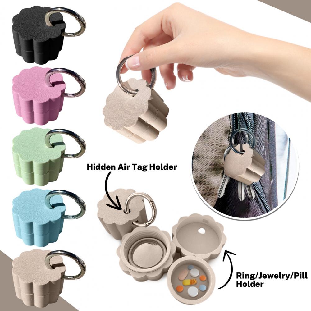 3D Printing Ring Holder - Boîte à pilules porte-clés, Mini support