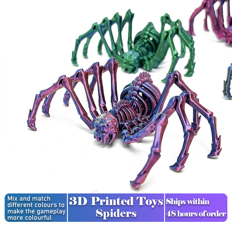 3D Printing Lizard - Modèle d'araignée articulé imprimé en 3D,