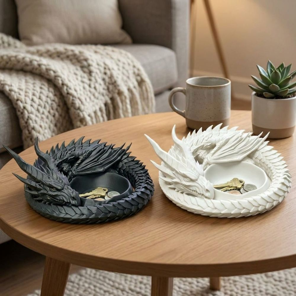 Plateau Dragon Gothique Créati - 3D Printing Ring Holder avis et prix