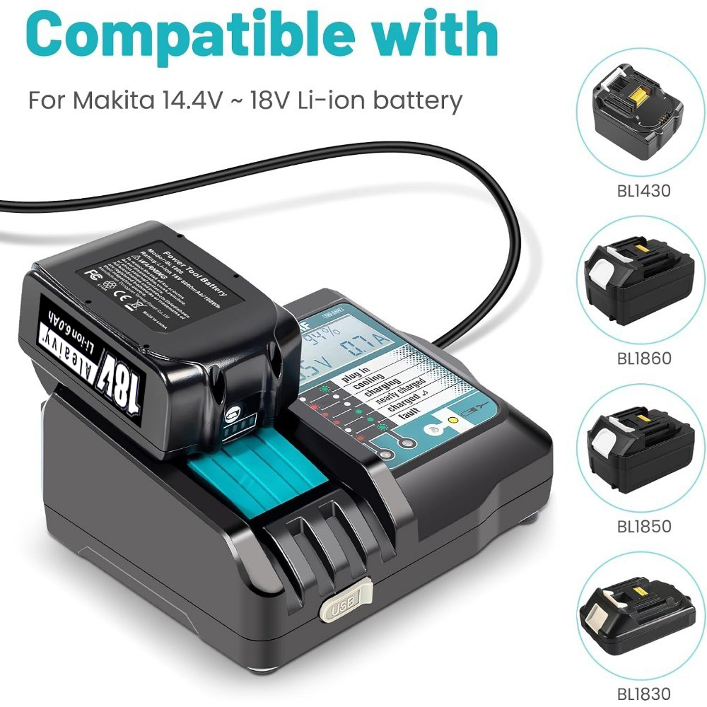 Chargeur Super rapide Li-ion D - Makita Drill Hp1640 avis et prix
