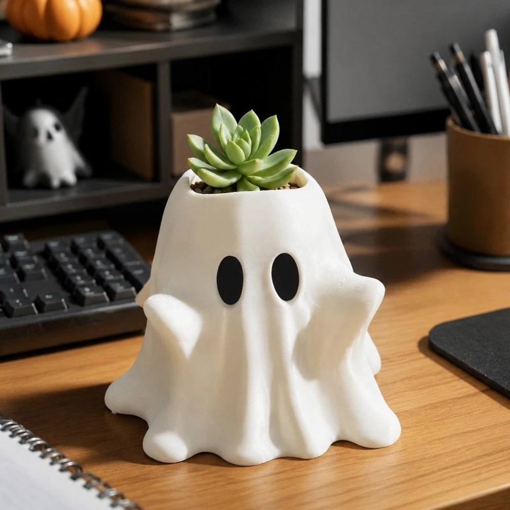 Vase fantôme blanc imprimé en  - 3D Printing Cafe avis et prix